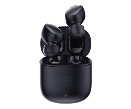 Słuchawka bezprzewodowa 3MK FlowBuds black 5903108497404